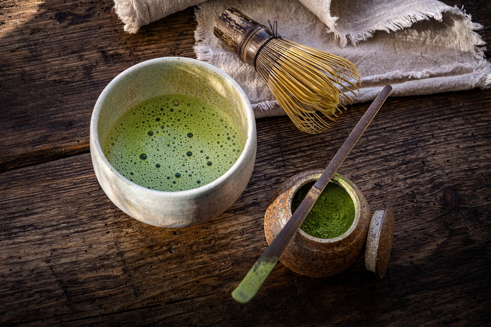 Zelený čaj matcha